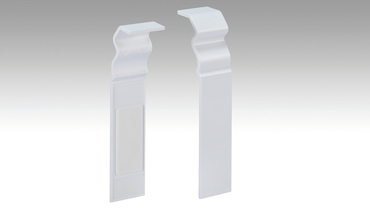 MeisterWerke Zubehör-Steckfußleiste Verbindungsstück Hamburgerprofil-weiß 2001 - 10 PK / 11 PK / 12 PK / 13 PK