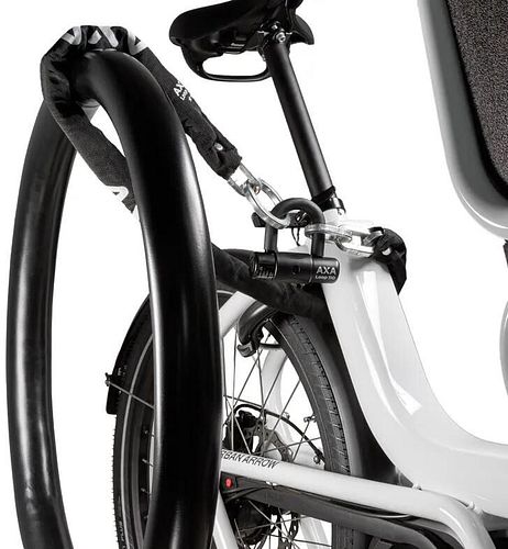 Axa Kettenschloss Loop 110 cm schwarz
