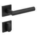 Vorschaubild Griffwerk VAYA 128 LUCIA fast2fix Fast2Fix GK3 Rosetten eckig WC rot/weiß Graphitschwarz