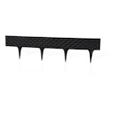 Vorschaubild Noor Rasenkante Palisade in Rattan Optik 3er Set 2,46m x 8 cm aus 100% recyceltem PP