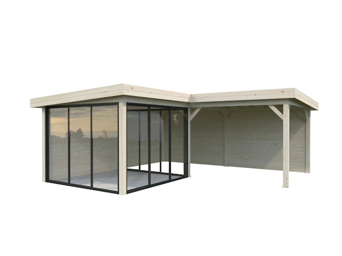 Palmako Carport/Pavillon Connect Lenna 24,9 m² Set 412 Slide