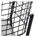 Vorschaubild EMU Armlehnstuhl LYZE, Aluminium Weiß / Edelstahl Taupe - Abverkauf