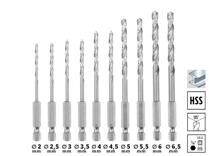 Einhell S-CASE Metallbo.Kass. 10tlg LS 108723