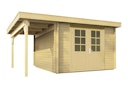 Vorschaubild Wolff Finnhaus Blockbohlenhaus Emelie 4324 - 34 mm