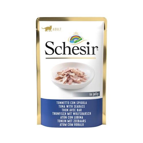 Schesir Jelly Beutel 85 Gramm Katzennassfutter