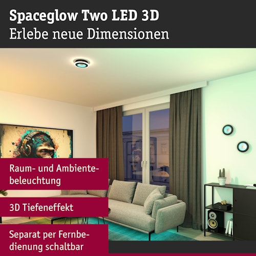 Paulmann LED Deckenleuchte Spaceglow Two