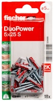 FISCHER Universaldübel Duopower 5x25 S K 534996