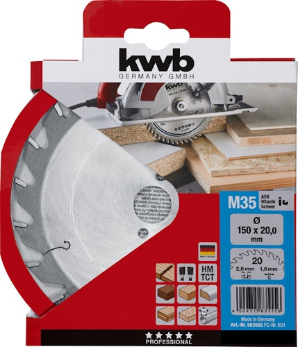 kwb Hk-Sägebl. HM Ø 150 x 20  Z18 583555