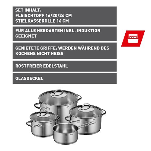 Silit Kochgeschirr-Set Achat 4-teilig