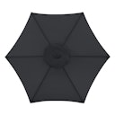 Vorschaubild doppler Mittelmastschirm LIFE 180 Lift, Aluminium Anthrazit / 100 % Polyester 180 g/m²