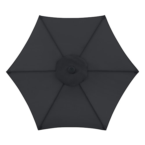 doppler Mittelmastschirm LIFE 180 Lift, Aluminium Anthrazit / 100 % Polyester 180 g/m²