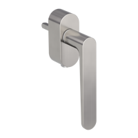 Griffwerk Fenstergriff VAYA 291 AVUS Samtgrau L 7x40