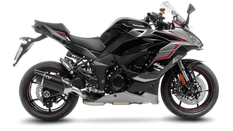 LEOVINCE Schalldämpfer "SBK LV-14 R Black Edition" 15602B für Kawasaki Z und Ninja