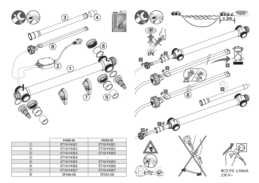 Explosionszeichnung Ersatzteile