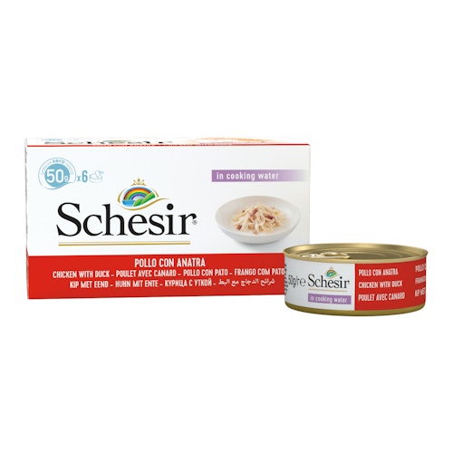 Schesir 6 x 50g Multipack Katzennassfutter