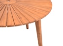 Vorschaubild Garden Pleasure Gartenmöbel Set FREMONT / NORVELL, Tisch Ø 110 + 4 Sessel, Akazie / Polyrattan Pfefferbraun / Kissen 100 % Polyester Taupe