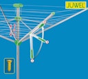 Vorschaubild JUWEL Wäschespinne NOVAPLUS 600 "LIFT"