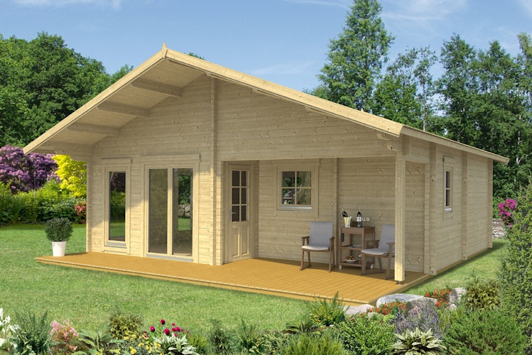 Wolff Finnhaus Gartenhaus Ferienhaus Odenwald 92-A