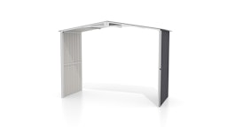 Globel Erweiterungselement für Gerätehaus Worker/Parker (+125 cm Tiefe)Zubehörbild