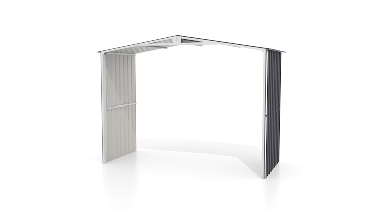 Globel Erweiterungselement für Gerätehaus Worker/Parker (+125 cm Tiefe)