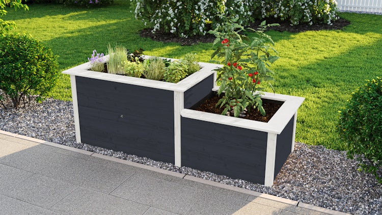 Weka Stufenhochbeet Leonie 669 - 21 mm - 1120 l