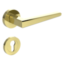 Vorschaubild Griffwerk Türgriff JETTE CUT Schraubrosette - AUSLAUF