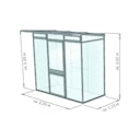 Vorschaubild KGT Gewächshaus Linea Typ I