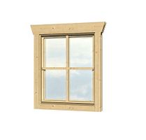 Skan Holz Einzelfenster für 28 mm Blockbohlenhäuser