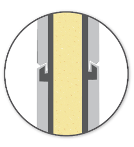 Telluria Garage Classico 3654 inkl. Sektionaltor mit Elektroantrieb