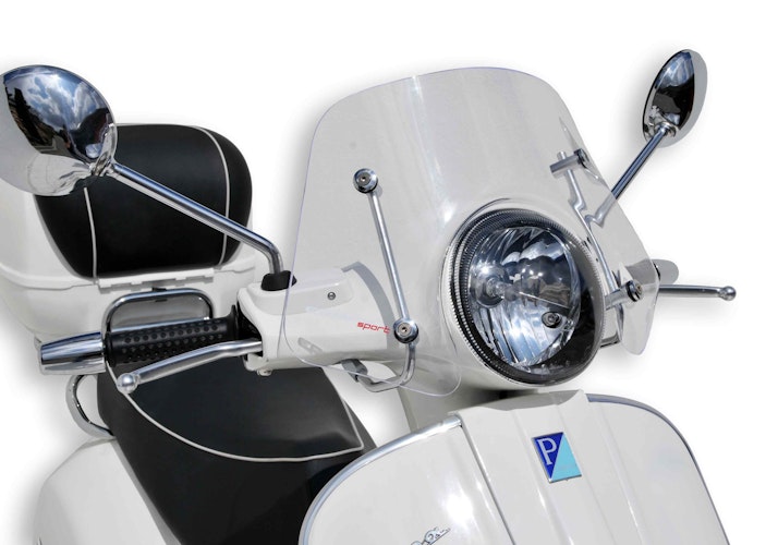 ERMAX Scooterscheibe Piccolo Acrylic Klar für VESPA GTS 125; GTS 300; GTS 310