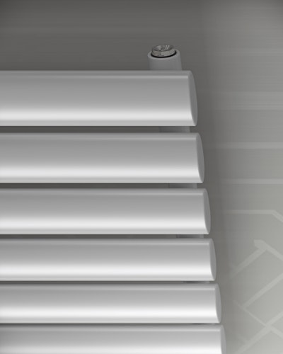 Ximax Raumheizkörper FORTUNA horizontal H: 584 mm B: 1200 mm T: 55 mm weiss B-Ware