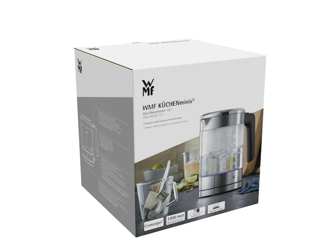 WMF KÜCHENminis Glas-Wasserkocher, 1,0l