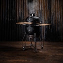 Vorschaubild Yakiniku Kamado Keramikgrill XLARGE Set inkl. Gestell + Rollen + Seitentische