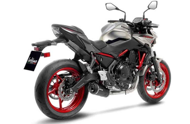 LeoVince Schalldämpfer Komplettanlage mit Katalysator SBK LV-One EVO II für Kawasaki Ninja 650 , Versys 650 und Z650