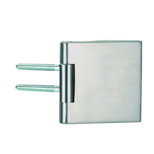 GRIFFWERK Ganzglastürbeschlagset PURISTO 1.0 ohne Griff-Edelstahl matt