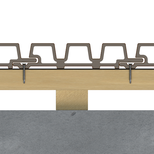 Fiberdeck WEO 35 Fassadenprofil BSK E 33 x 170 mm