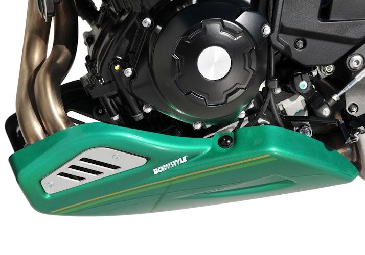BODYSTYLE Sportsline Bugspoiler ABS Kunststoff grün für KAWASAKI Z650 RS 