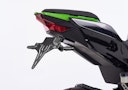 Vorschaubild PROTECH V-SHAPE Kennzeichenhalter  Alu & Stahl Schwarz für KAWASAKI Ninja 400, Ninja 500 SE, Ninja E-1