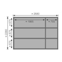 Vorschaubild Karibu Bosse 1 - 38 mm Gartensauna mit Vorraum und Satteldach inkl. gratis Sauna-Zubehörset im Wert von 234,94 €