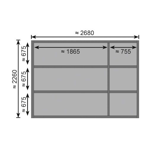 Karibu Bosse 1 - 38 mm Gartensauna mit Vorraum und Satteldach inkl. gratis Sauna-Zubehörset im Wert von 234,94 €