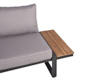 Vorschaubild Garden Pleasure Ecklounge BELMIRA, Aluminium / Nonwood / Kissen 100 % Polyester
