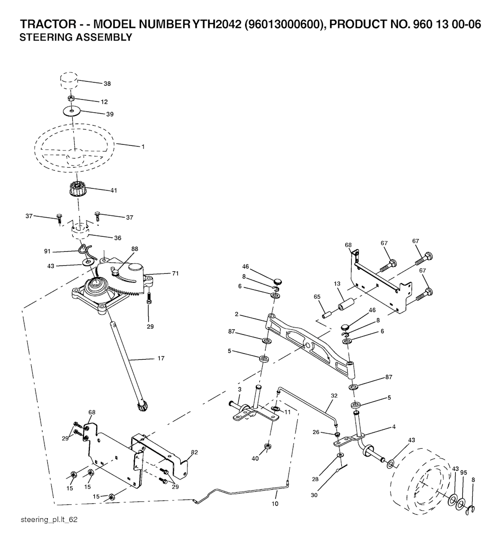 Explosionszeichnung Ersatzteile