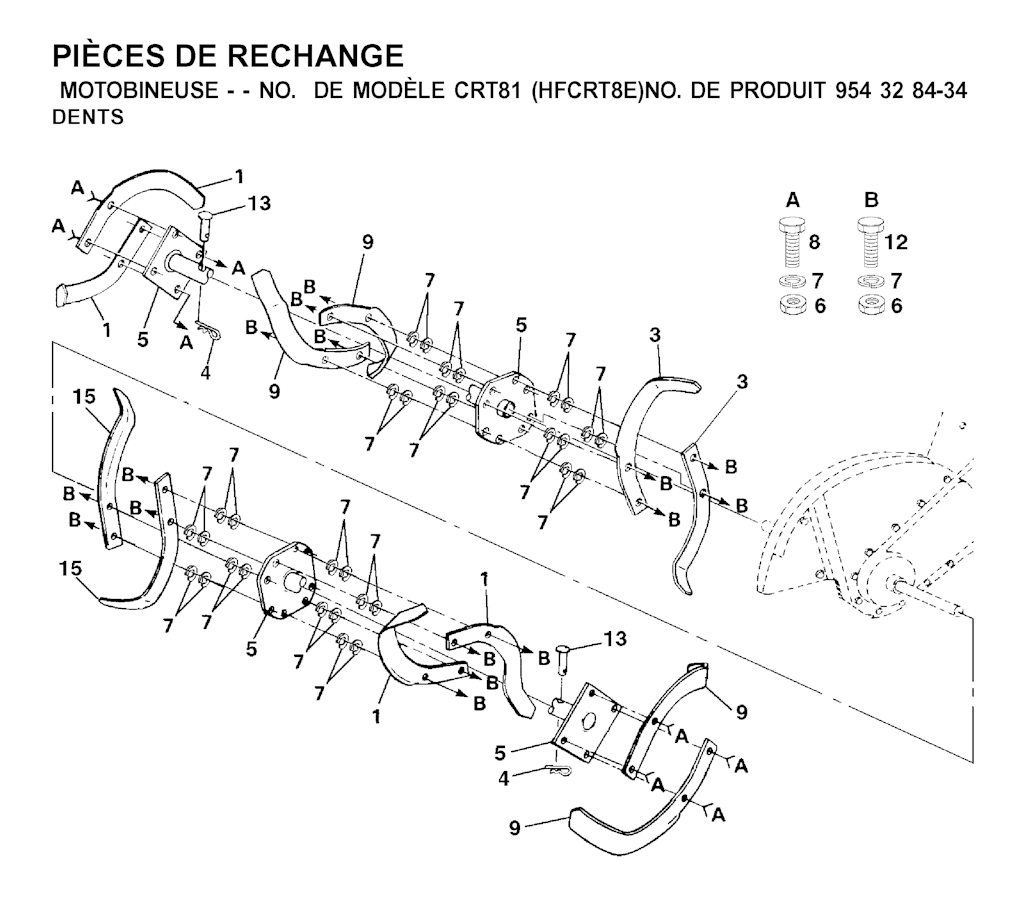 Explosionszeichnung Ersatzteile