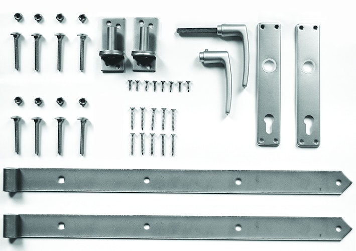 FelixWood® Sichtschutz Torbeschlag-Set für Einzeltore