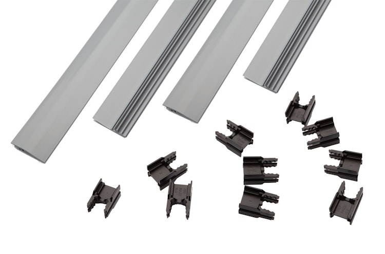 dz MAZUfix Klemmleisten-Set für Doppeltore 8/6/8