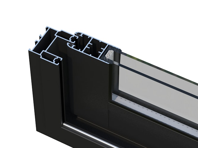 Palmako Glashaus Saga 11,6 m² Slide Plus (Wintergartenanbau inkl. Rückwand)