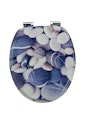 Vorschaubild MDF WC-Sitz GREY STONES mit Absenkautomatik