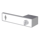 Vorschaubild GRIFFWERK Griffpaar FRAME 1.0 GLAS weiß