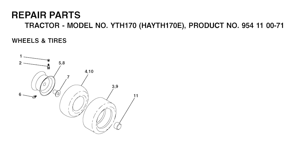 Explosionszeichnung Ersatzteile