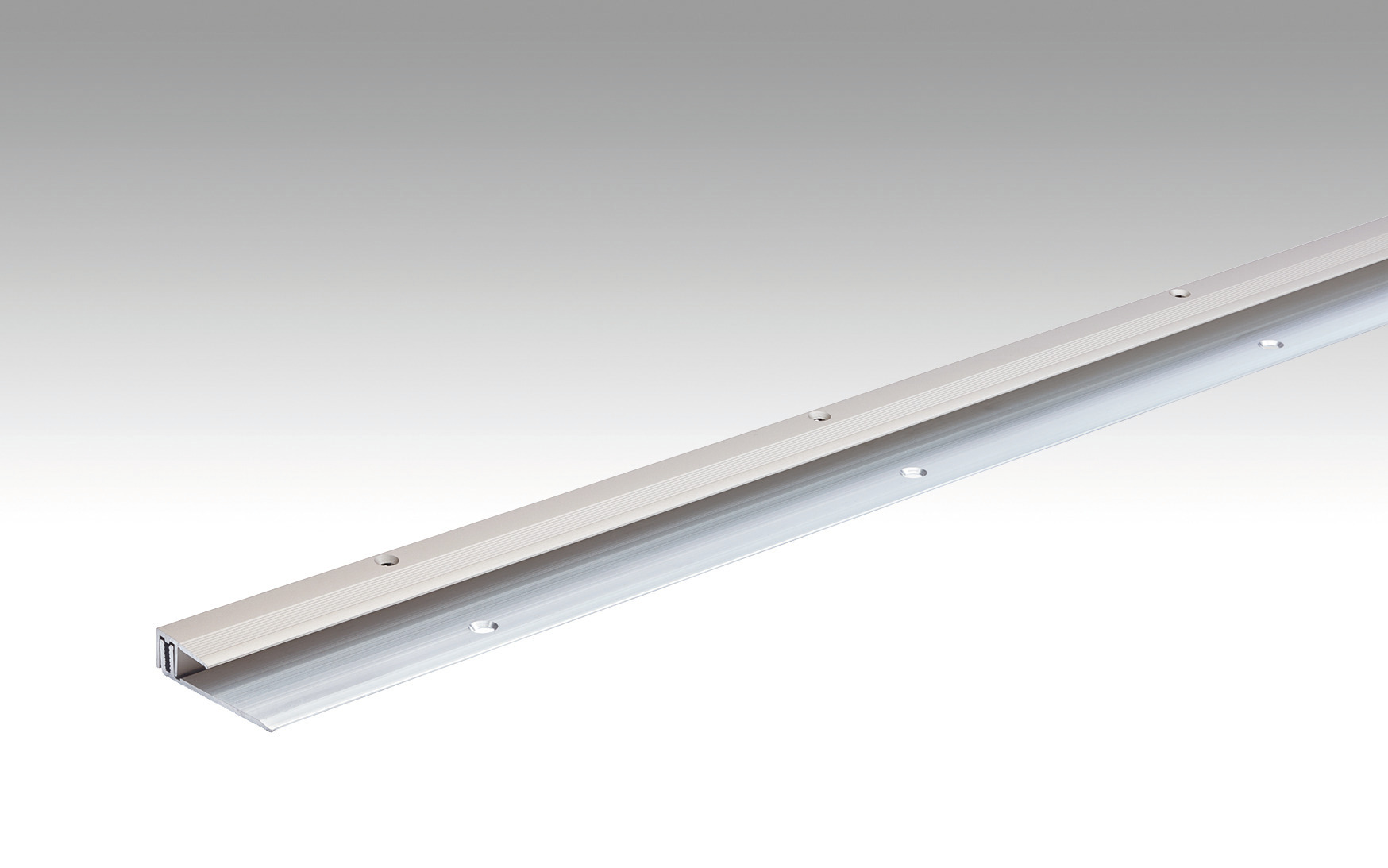 MEISTER Abschlussprofil Typ 201 Edelstahl-Oberfläche 340 - 2700 mm